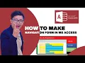 Make Navigation Form in Ms Access 2016 Msaccess database
