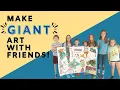 Giant Mural For Kids A Fun Collaborative Art Project