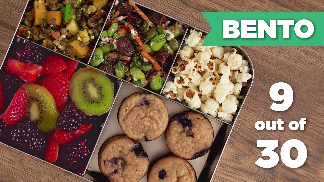 Bento Box Healthy Lunch 9/30 (Vegetarian) - Mind Over Munch