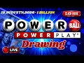 USA Powerball Live Draw Today 1000 Million Jackpot Powerball Results Live AUGUST 10 2026