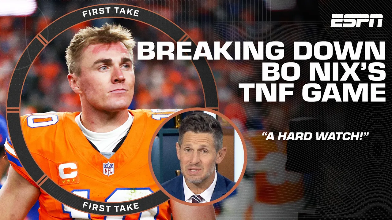 Are the criticisms of Bo Nix fair after TNF win? Dan O says it was a 'hard watch!' | First Take
