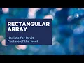Rectangular Array in Naviate Accelerate - Naviate for Revit feature of the week