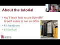 Programming your GPU with OpenMP at SC21