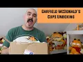 Garfield Mcdonald s Cups Unboxing