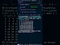 Print multiplication table Run C Program in Visual Studio Code THINHPHAM