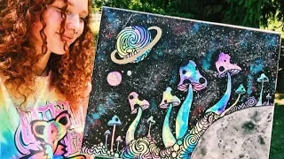 HOW TO MAKE TRIPPY ART PAINT WITH ME