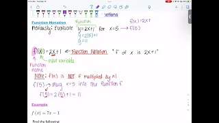 1 3 3 - Function Notation and Evaluating Functions
