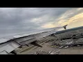 4K American Airlines Airbus A321-200 N562UW Overcast Evening Dallas Fort Worth Takeoff