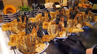 바삭함 끝판왕! 장어 한마리 텐동으로 1등 맛집 찍는다는? 역대급 미친 퀄리티 튀김 덮밥 / Crispy Tempura Rice Bowl / korean street food