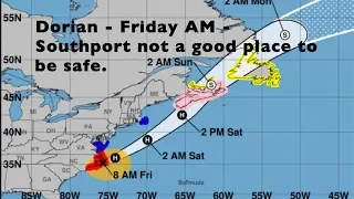 Escaping Hurricane Dorian  – Sailing away from Southport – EP32