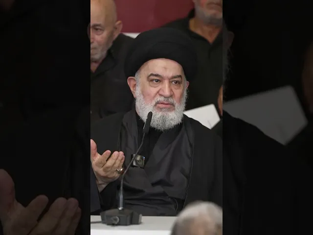⁣سماحة العلّامة السيد أحمد الصافي يحث أصحاب المواكب الحسينية على التعاون ونبذ الخلافات