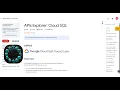 NEW APIs Explorer Cloud SQL