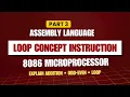 Loop concept instruction Explain Addition Odd-Even Loop emu 8086 Assembly Language