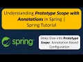 Understanding Prototype Scope with Annotations in Spring Spring Tutorial