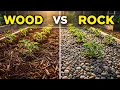 Rock Mulch vs Wood Mulch