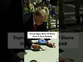 Trump signs stone to be used in new White House helipad