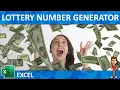 How To Make a Lottery Number Generator in Microsoft Excel Excel Tutorial