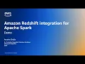 Amazon Redshift integration for Apache Spark - Demo Amazon Web Services