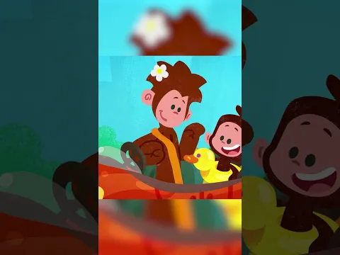 Tee And Mo Go To The Beach! 🐒 #TeeAndMo #Shorts