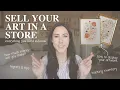 how to sell your art in a store HOW MUCH MONEY DO YOU MAKE all my regrets tips