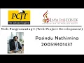 Task 2 - Program the user sign up process including input validations