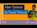Adam Optimizer for Neural Network Lesson 15 Deep Learning Learning Monkey