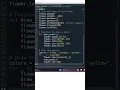 Drawing a Flower With Stem In Python Turtle Module