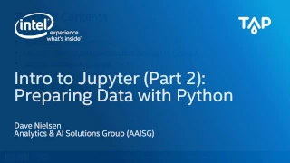 Intro to Jupyter Part 2 Using Python Data Science Series