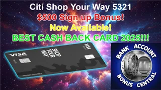 CITI CitiBank 5321 Shop Your Way Credit Card NOW AVAILABLE BEST CASHBACK CARD EVER