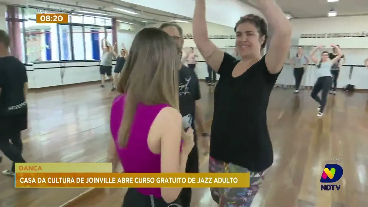 'Casa da Cultura' de Joinville oferece curso gratuito de jazz para adultos