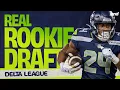 A REAL Dynasty Rookie Draft 4 Rounds