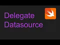 Delegate and Datasource pattern in Swift 5 Xcode 11 iOS - 2020