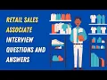 Retail Sales Associate Interview Questions And Answers