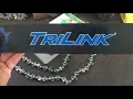 First look at the TRI-LINK chainsaw chain and bar