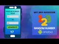 Create a Random Number Generator MIT App Inventor Math Blocks