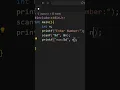 Reading an Integer Input Using scanf in C