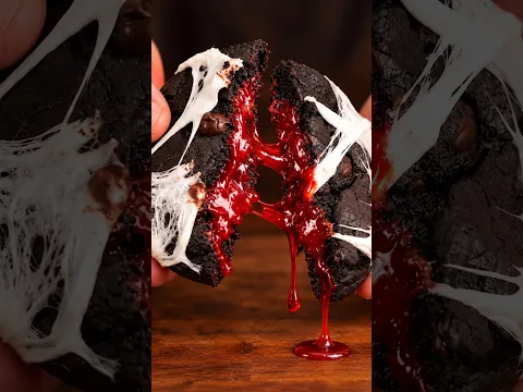 Vampire Spider Cookies #halloween #easyrecipe