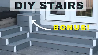 DIY Composite Decking Stairs The Cheap Easy Way