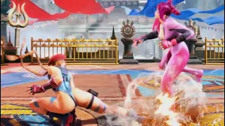 Street Fighter 6 - Cammy Jiggle Physics (Slow Motion)