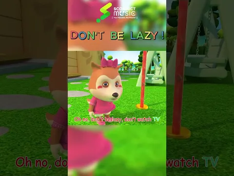 DON'T BE LAZY #3d #shorts #childrenssongs #cartoon