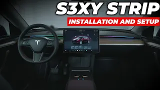 Smart Tesla Light Strip Unboxing Installation