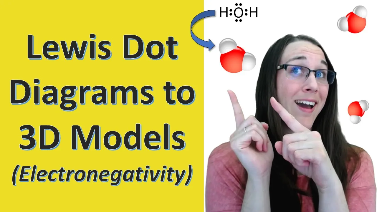 How to Create 3D Chemical Structures! - Electronegativity & Lewis Dot Structures (24)