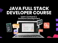 Java Full Stack Developer Course Learn Frontend Backend Development