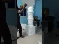 Lagu Round pillar design/ comment for full video/ #shoets /thermocol craft