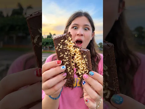 Ela queria miojo com chocolate 🍜🍫