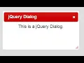 Show jQuery UI Modal Popup Window on Button Click with Example