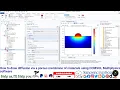 How to draw diffusion via a porous membrane of materials using COMSOL Multiphysics software