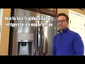Dad Turns Frigidaire Gallery Refrigerator Ice Maker