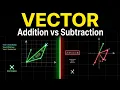 Vector Addition and Subtraction Explained using Analogy - for Beginners