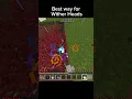 Best wither skull farm in mcbe
